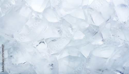 White background with ice texture