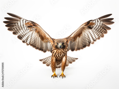 hawk isolated on transparent background, transparency image, removed background