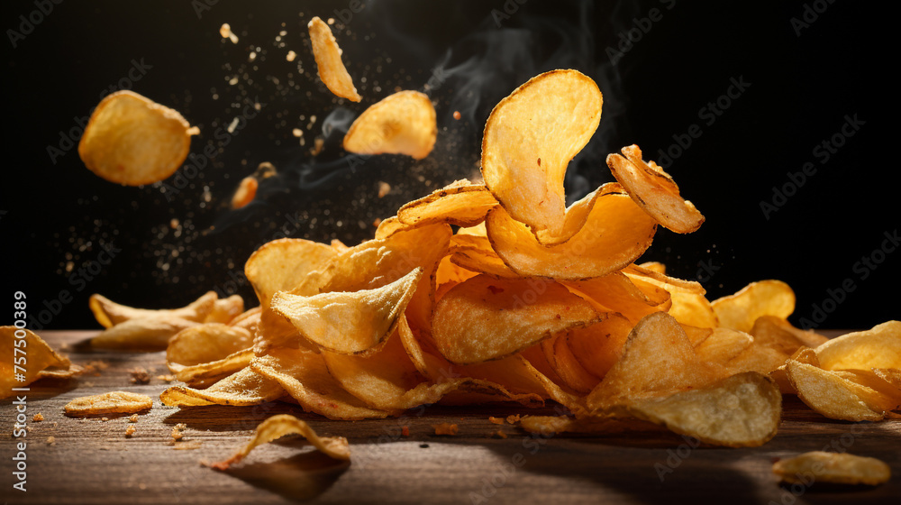 food photography, presentable, in the air, studio lighting сreated with Generative Ai food photography, presentable, in the air, studio lighting сreated with Generative Ai