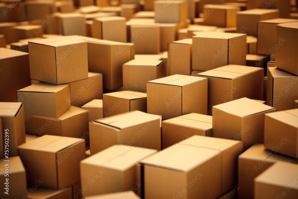 Organize and store with stacked empty cardboard boxes for home and office storage solutions Organize and store with stacked empty cardboard boxes for home and office storage solutions
