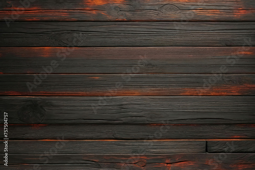 black and orange and red and dark wood wall wooden plank board texture background photo