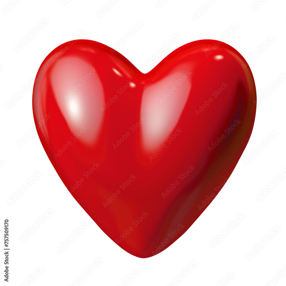 Red heart isolated on transparent background Red heart isolated on transparent background