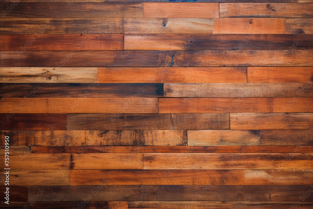 Naklejka premium old wooden wooden wall texture and background, in the style of recycled material murals сreated with Generative Ai