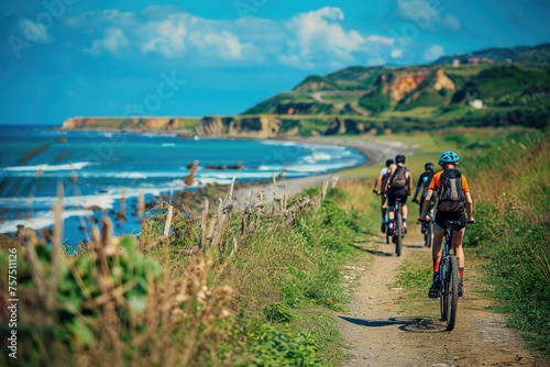 Bike ride along the coast