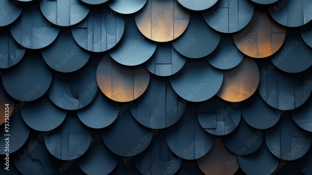 a close up of a building with a lot of circles on the side of the building and a light at the end of the building. a close up of a building with a lot of circles on the side of the building and a light at the end of the building.