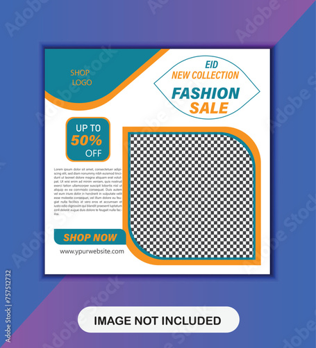 Here's the ideal approach to draw in fashionistas and prospective clients, both old and new. The wording, phone number, and address on the Shoes Sale Social Media Post can all be readily changed. Both