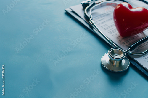 wallpaper of stethoscope and red heart