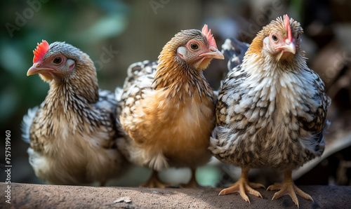 Bantam Chickens сreated with Generative Ai