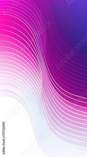 Futuristic wave design with white   blue and pink light curves  concept verical wallpaper  cover