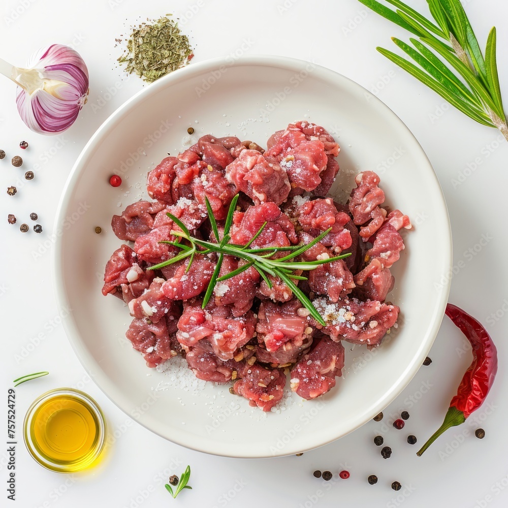 minced meat background. minced meat background.