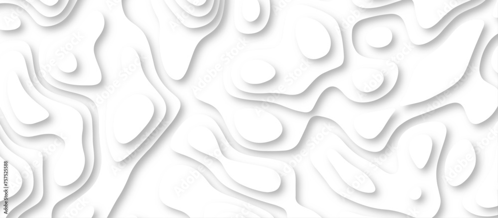 3d render, abstract white paper background. Paper cut vector art background banner texture. multi layer cutout geometric pattern on vector, Abstract soft white background with waves. 3d render, abstract white paper background. Paper cut vector art background banner texture. multi layer cutout geometric pattern on vector, Abstract soft white background with waves.