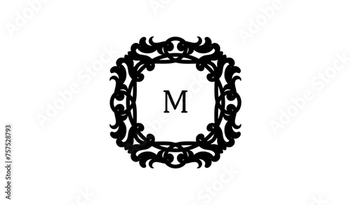 alphabetical wedding card logo