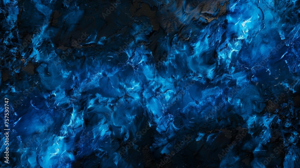 Bold electric blue and jet black textured background, symbolizing power and mystery. Bold electric blue and jet black textured background, symbolizing power and mystery.