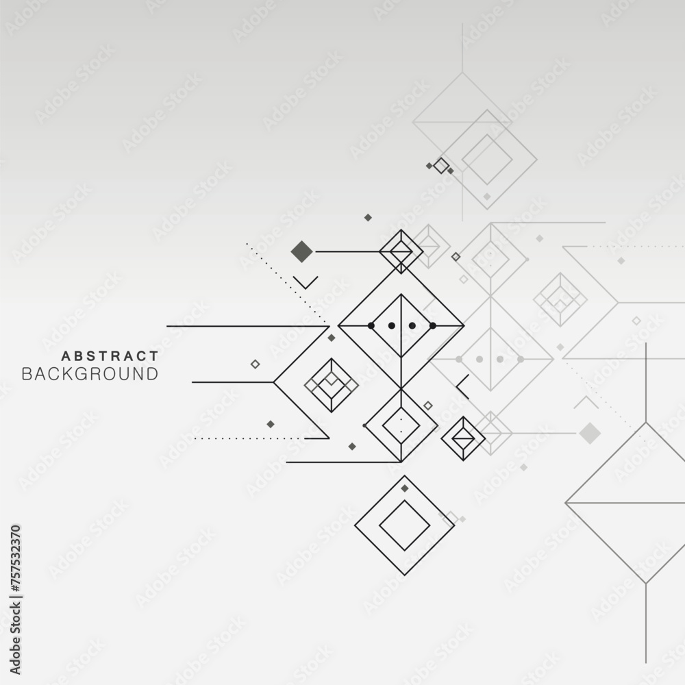 Science network pattern. Connecting lines and dots on simple background. Vector abstract design Science network pattern. Connecting lines and dots on simple background. Vector abstract design