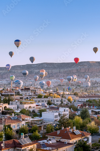 Hot air balloons in Cappadocia 