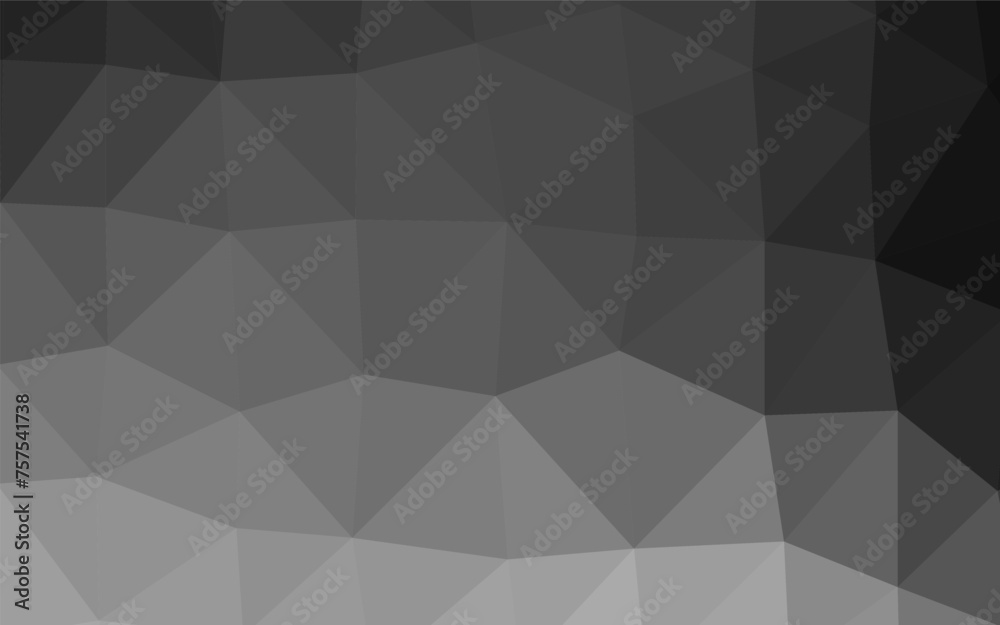 Dark Silver, Gray vector low poly layout. Dark Silver, Gray vector low poly layout.