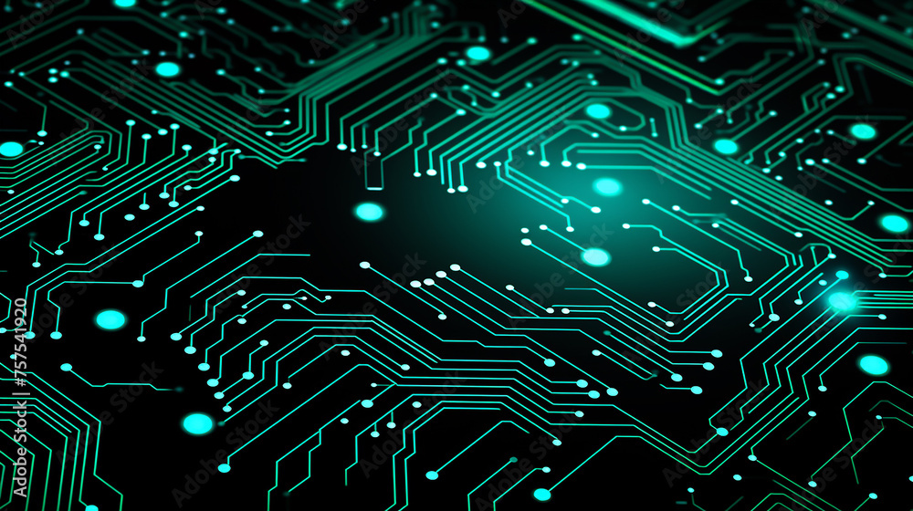 Circuit board background. Technology and communication concept