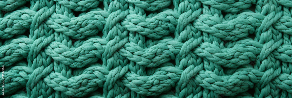 Knitted background in green сreated with Generative Ai Knitted background in green сreated with Generative Ai