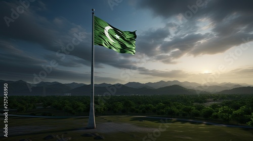 The Tallest Pakistani Flag Pole, Islamabad, Pakistan

 photo