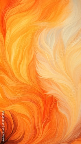 Abstract orange and yellow wavy color background.