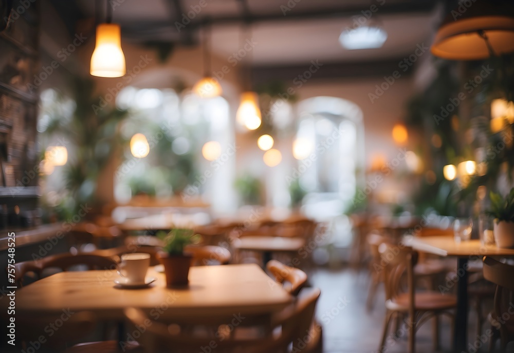 Blurred image of cozy café, generatie AI Blurred image of cozy café, generatie AI