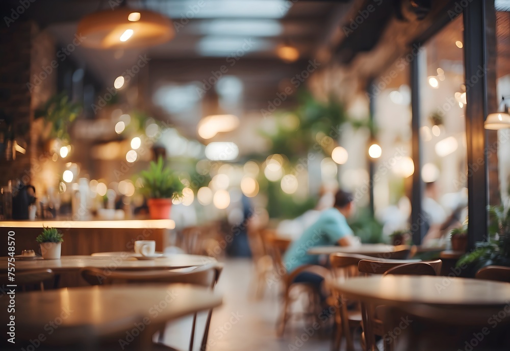 Blurred image of cozy café, generatie AI Blurred image of cozy café, generatie AI