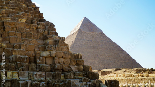 Pyramid of Khafre (Chephren) in Giza, Egypt