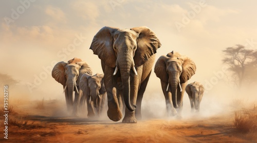 Majestic Elephant March