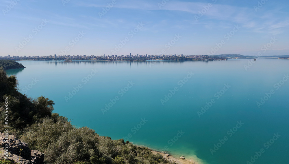 The northern neighbors of Adana city by the side of Seyhan Dam Lake