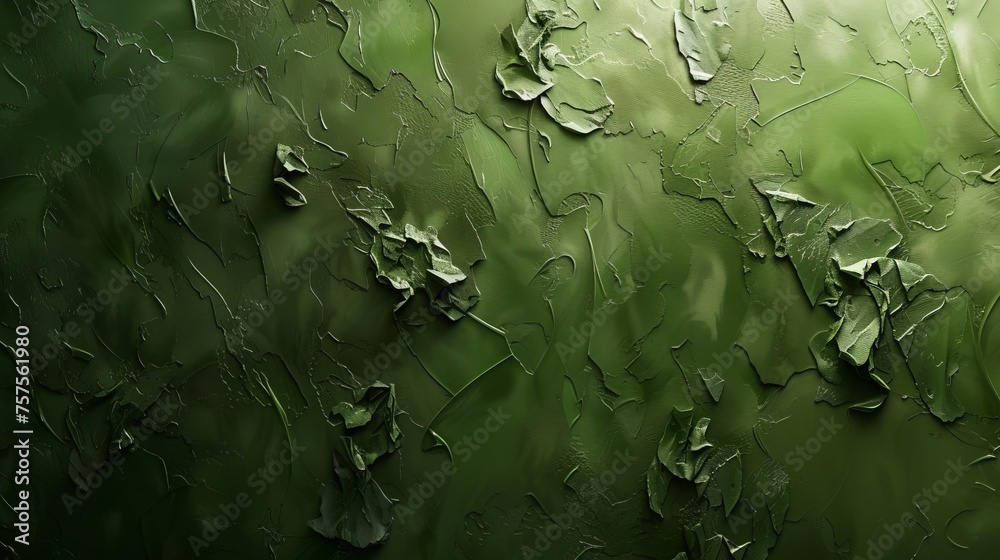 cracked green surface texture background. cracked green surface texture background.