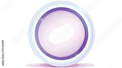 Vector light circle icon. Eps10 flat vector isolated