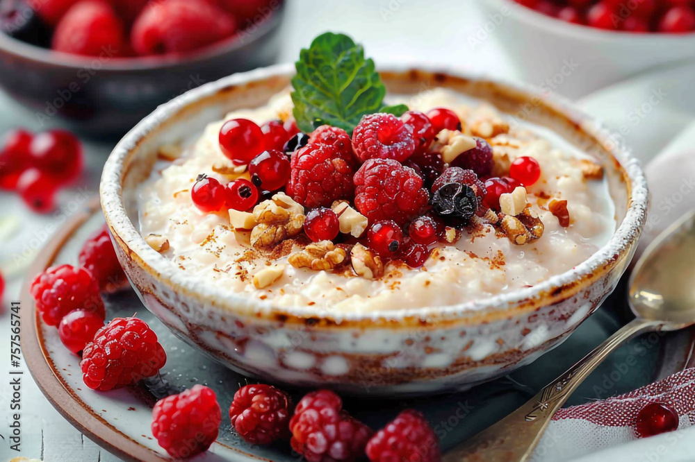 muesli with berries muesli with berries