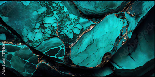 Emerald Turquoise Marble texture