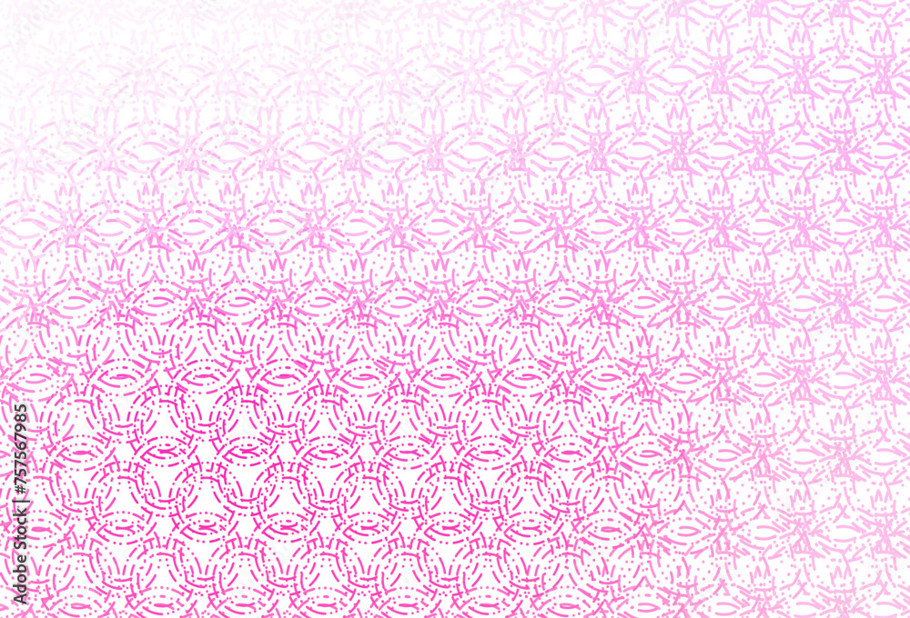Light pink vector pattern with spheres. Light pink vector pattern with spheres.
