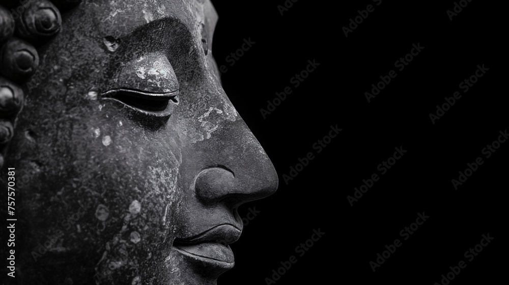 Estatua de Buda en piedra
