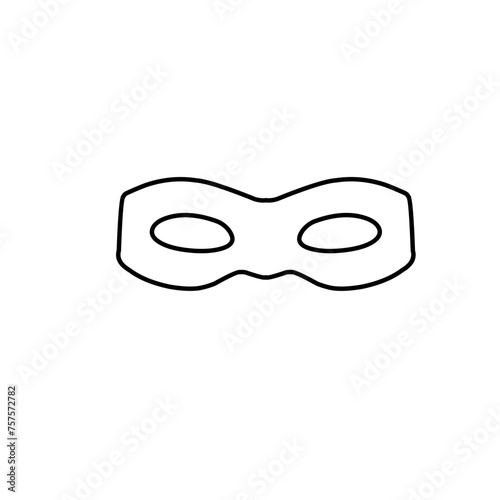Mask superhero icon