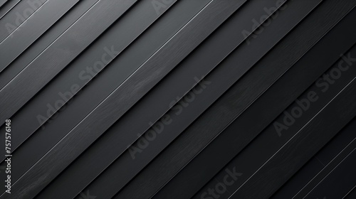 Modern Dark Gray Metal Cladding on a Buildings Exterior Wall