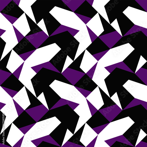 Abstract threetone pattern background design - repeating repetitive seamless vector graphic