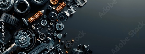 a bunch of different types of metal parts