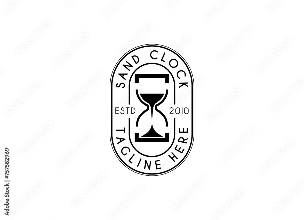hourglass logo vector illustration design, simple logo for branding, company, store , business hourglass logo vector illustration design, simple logo for branding, company, store , business