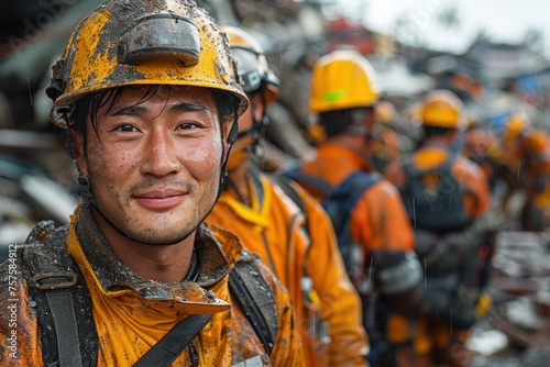 A rescue squad is on its way to the mountains to rescue people