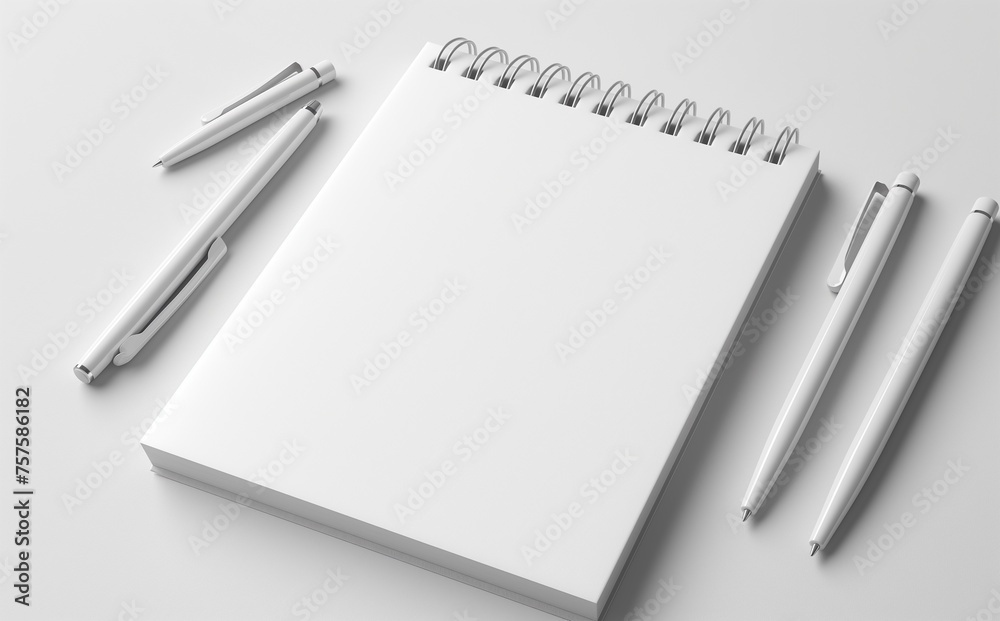 top view of a open notebook with pen on a gray background, school notebooks with a spiral spring, office notepad flat lay. top view of a open notebook with pen on a gray background, school notebooks with a spiral spring, office notepad flat lay.