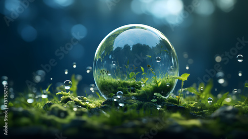 Fototapeta Naklejka Na Ścianę i Meble -  earth day background