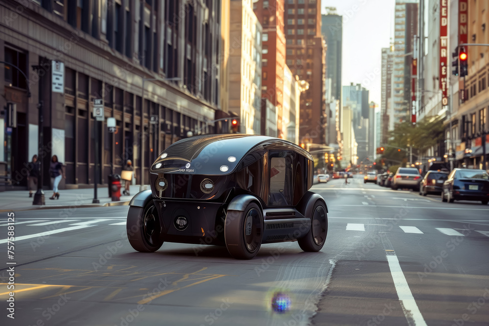 Fototapeta premium Futuristic City Transit