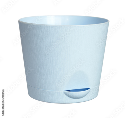 Flowerpot isolated on a white background.