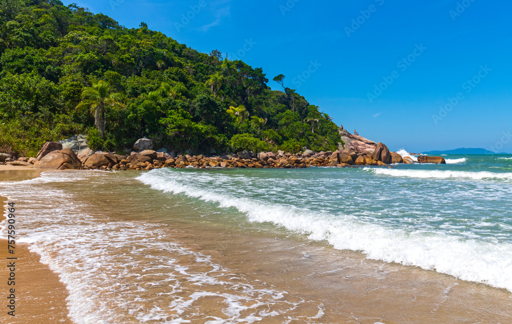 Obraz premium Praia Grande Governador Celso Ramos Santa Catarina Brasil