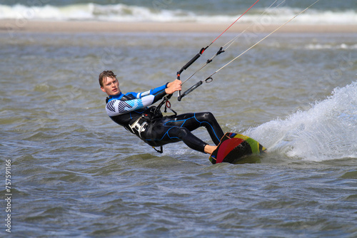 Kite-Surfer in Action
