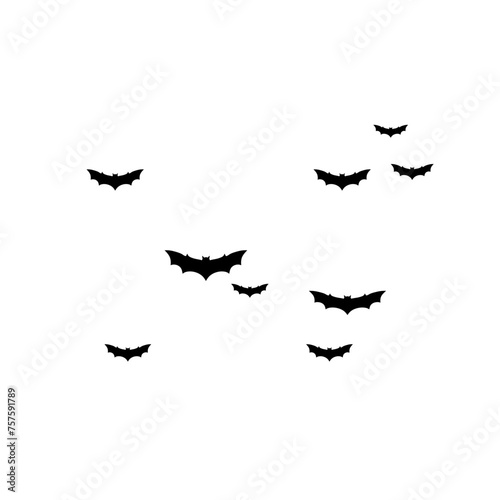 Flock of Flying Bats