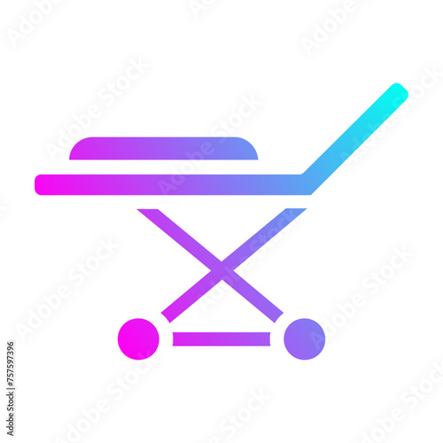 accident stretcher icon