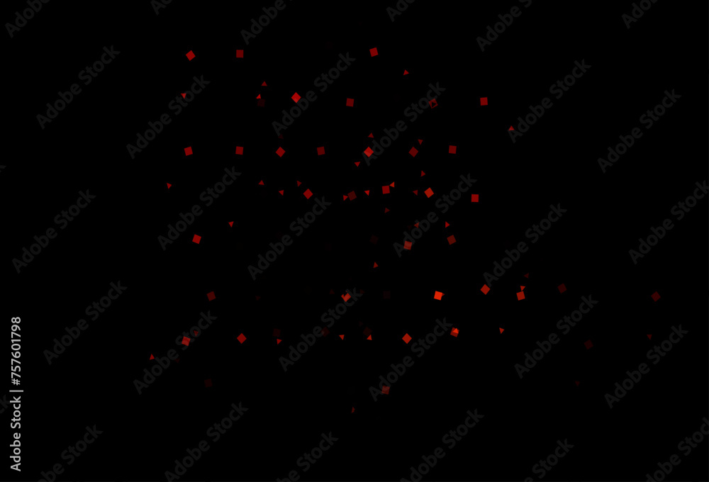 Dark Red vector pattern in polygonal style with circles.